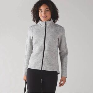 Lululemon Going Places Jacket Heathered Spacer Gray Size 6